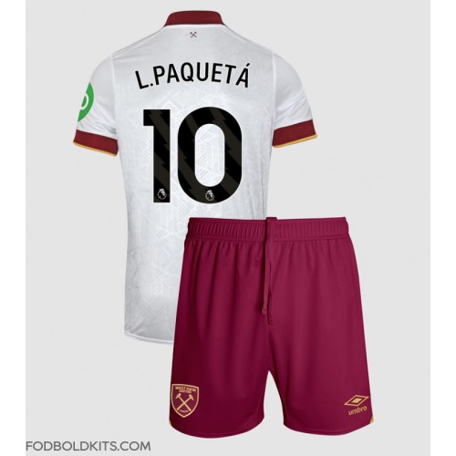 West Ham United Lucas Paqueta #10 Tredje sæt Børn 2024-25 Kortærmet (+ Korte bukser)